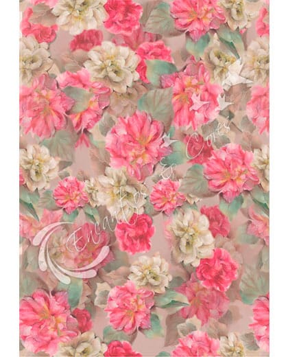 OPAPEL 30X45 ESTAMPA HIBISCO 2391